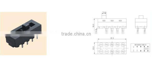 Hight current Slide Switch &115-230 voltage selector slide switch