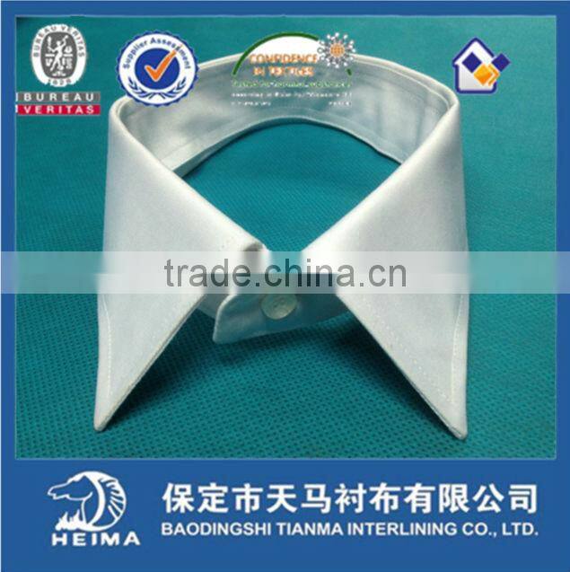 shirt collar fusible interlining using for collar & cuff of shirt