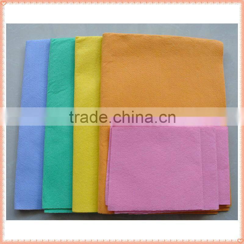 Needle punched non-woven fabric car cleaning cloth super absorbent (70%viscose, 30%polyester)
