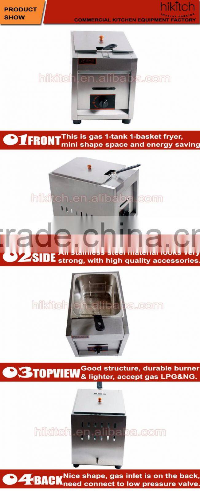 henny penny gas fryer for restaurant canteen hospital school kitchen equipment