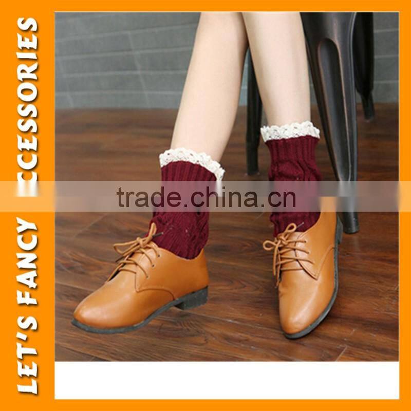 Japanese women winter candy color high knee leg warmer students long silk stockings PGLW-0021
