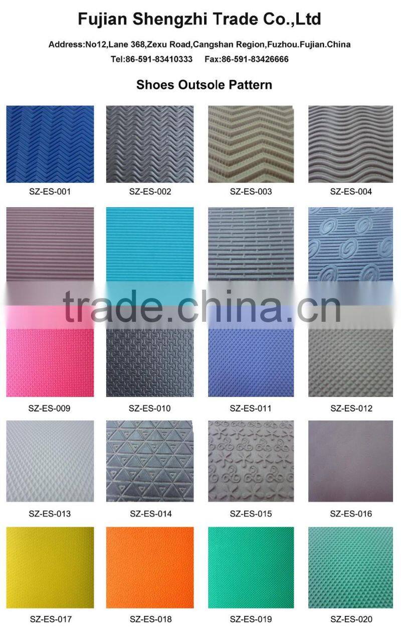 rubber foam material for making orthopedic insole