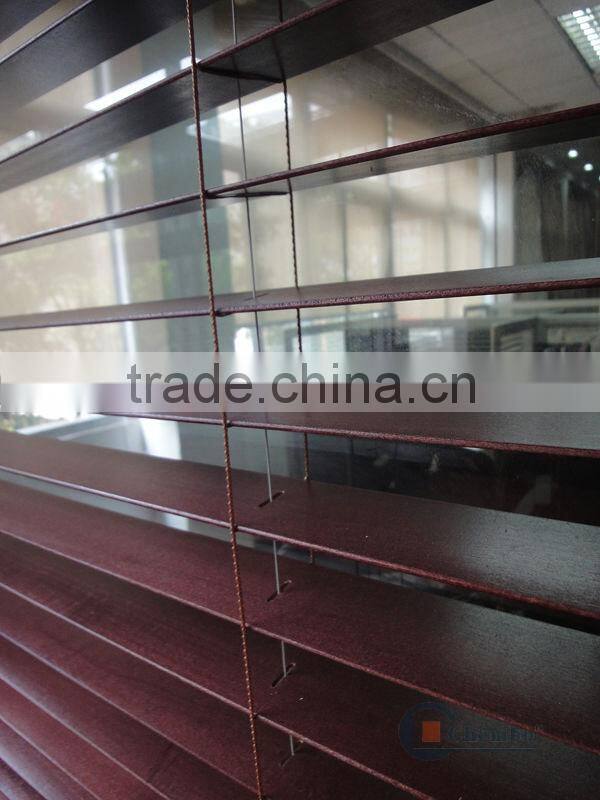 China supplier faux wood blinds wooden window blind