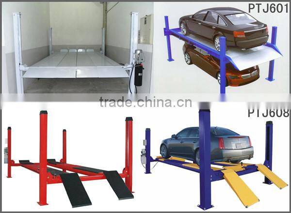 vehicle four post car lift,vehicle car lift with CE,car lift made in China