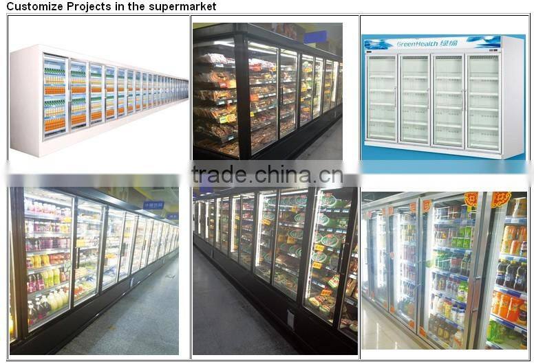 upright display freezer 4 door large display area