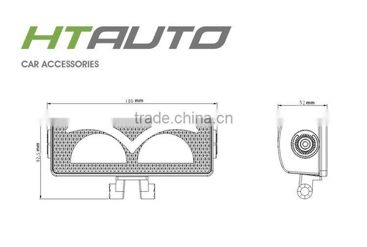 HTAUTO ATV Super Slim Led Light Bar 20W 40W 80W 100W Aluminum Housing Led Light Bar LED Work Light Bar