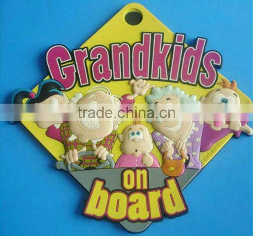 printing hard plastic baby on board car window sign