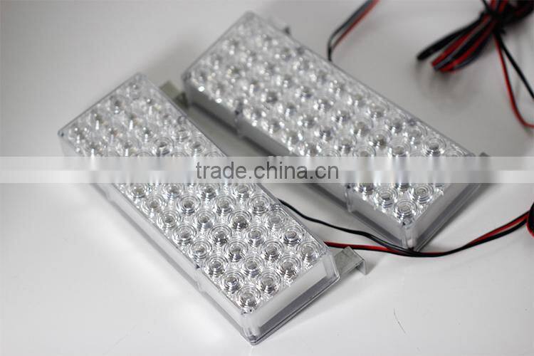 Good quality 12V 8W Police Lamp Led Flash Light Red Blue Color Warning Light with Controller Box