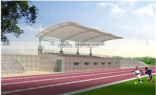 environmental tent membrane structure sports stand with more than 30 years guaranty