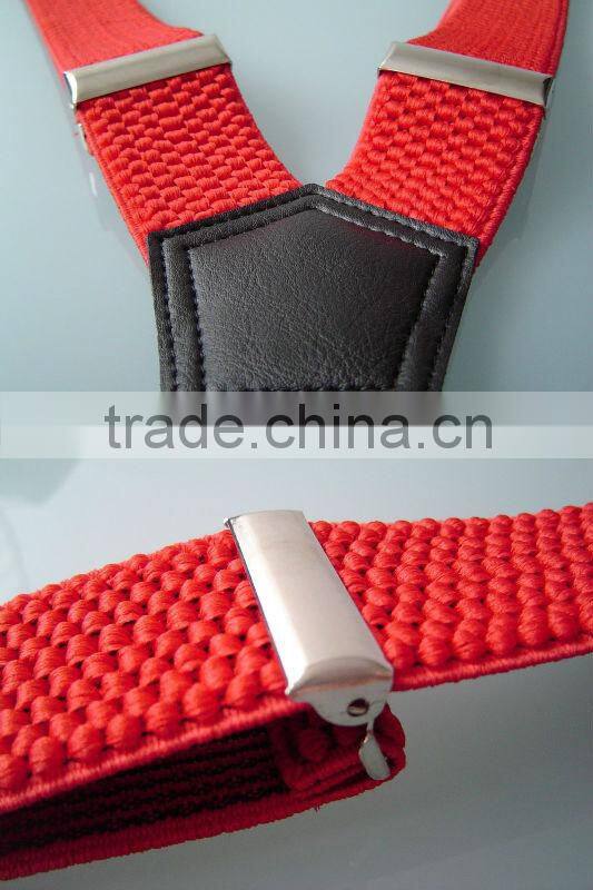 orange Solid colour suspenders