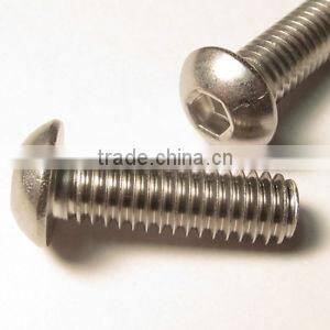 M3 bolts and nuts button head/socket head stainless steel screws
