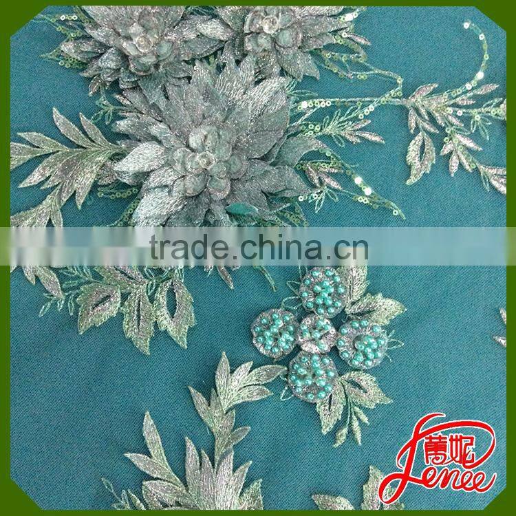 Popular Design High Quality Design Applique Embroidery Fabric From Well known Supplier