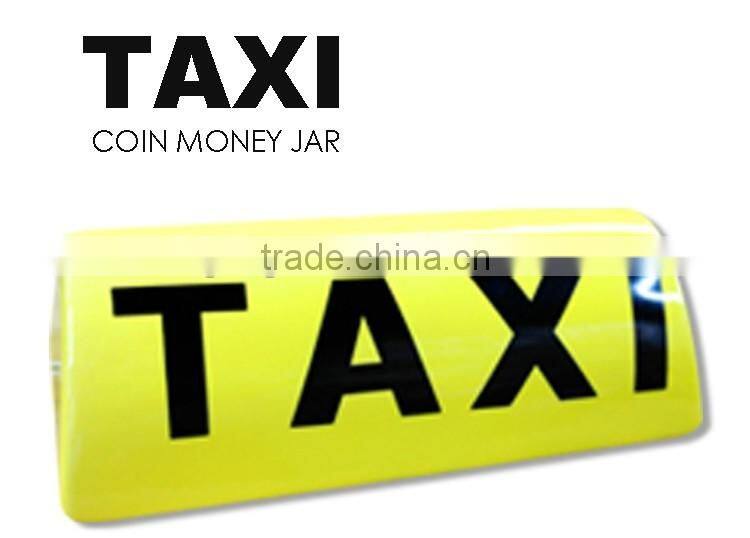 2016 Hot sell 9 TAXI Piggy Bank Money Box New Coin Box