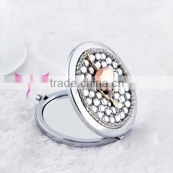 Factory wholesale epoxy small metal decorative make-up mirror