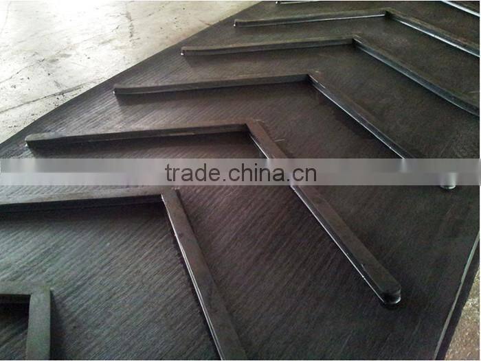 Wear Resistant Anti Slip conveyor Belt Chevron conveyor belt