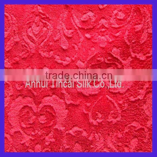 100% Polyester Embossed Plush