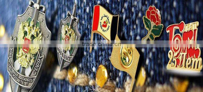 unique Turkey national flag round metal badge/lapel with butterfly button in cheap price and good design for your requestments
