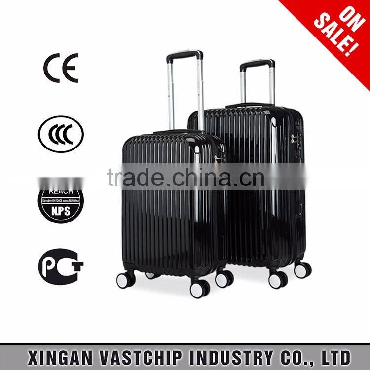 2016 unisex colorful abs hardshell for business school travel trolley luggage bag