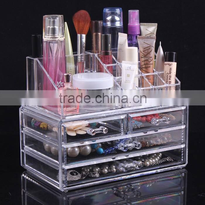 Hot sale Acrylic Makeup Storage Box, Jewelry & Cosmetic Storage Display Box