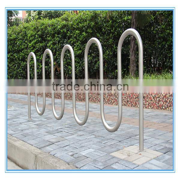 Stainless Steel Wave Bike Stands
