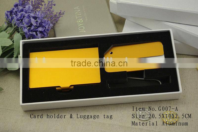 Travel set luggage tag set