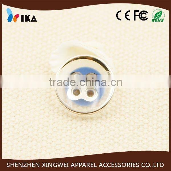 lovely small size transparent plastic resin button for shirt