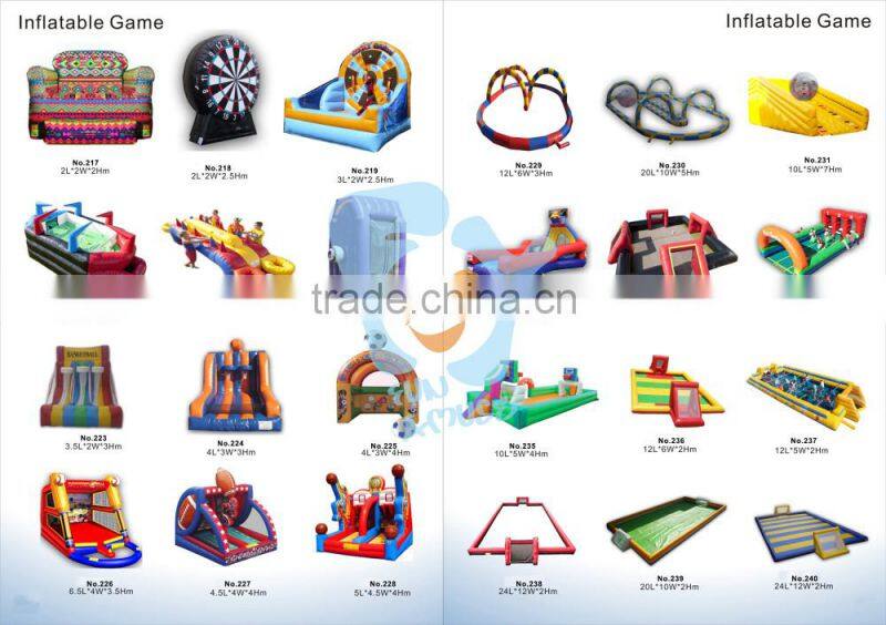 pvc tarpaulin human game inflatable soap soccer field