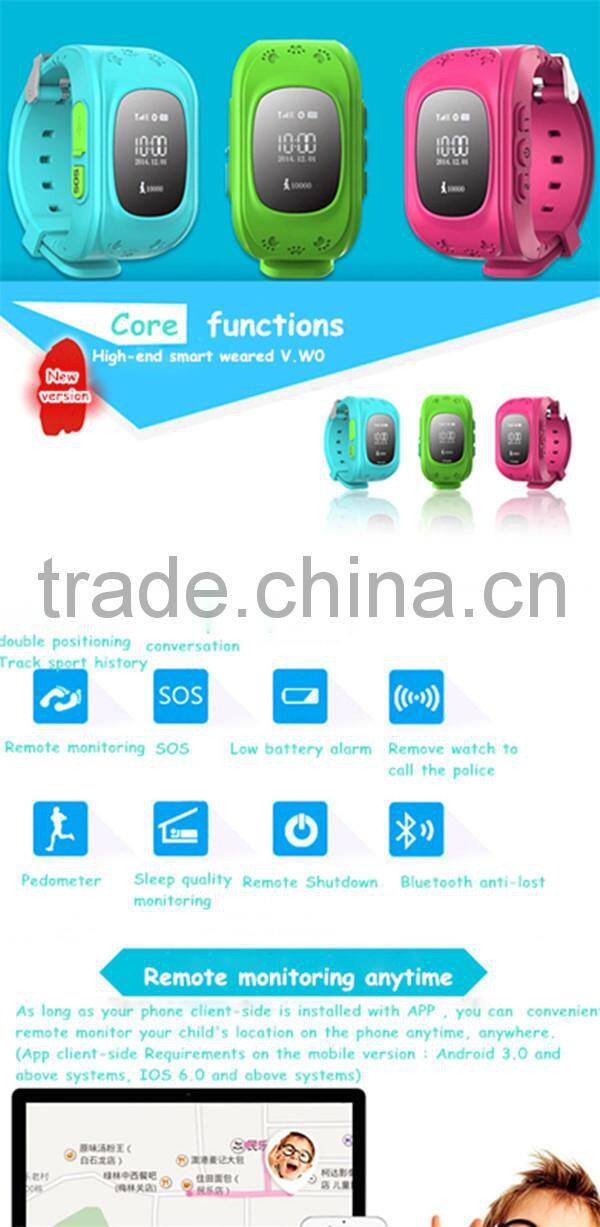 GR-Y2 children smart watch smartrphone watch multifunctional GPS poistioning WIFI wristwatch with SOS call