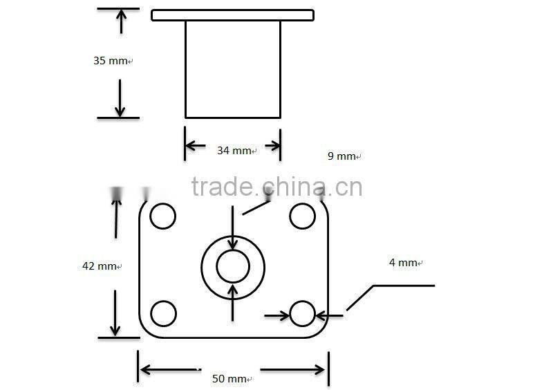MG10-18 aluminium rotundity pillar can scalability cabinet feet