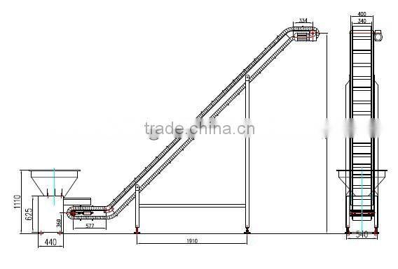 2014 High Speed Incline Grain Feeding Elevator