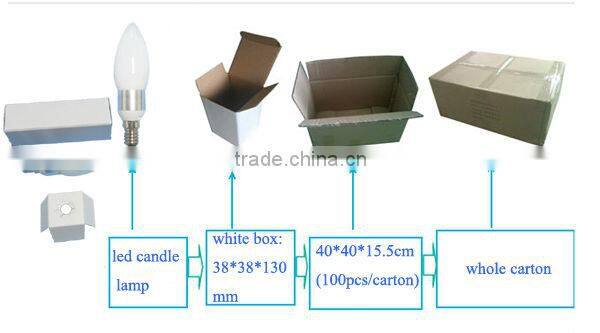 4W E14 base led light bulb candle