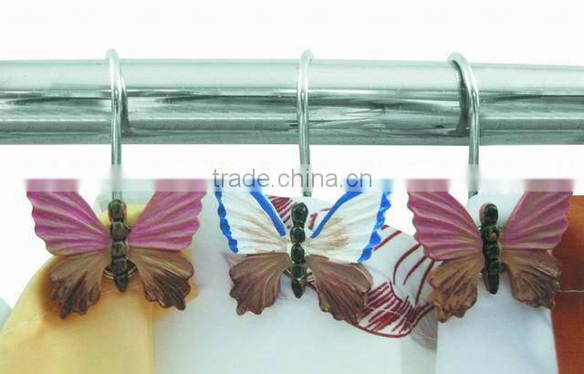 100% polyester bathroom shower curtain ,newly design