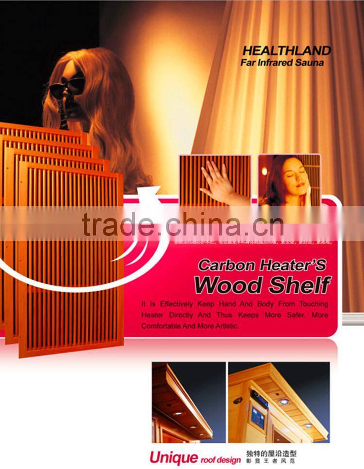 Healthland infrared lamp cheap portable carbon heater sauna