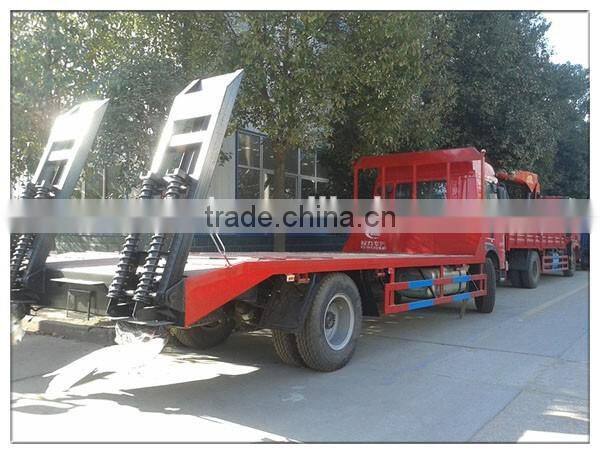 6x4 Sino hot sale type flat bed truck 15T transport engineering machine truck for sale