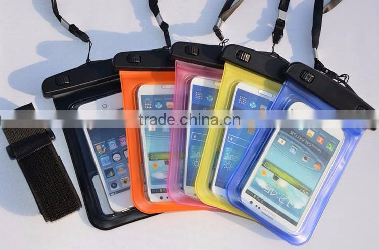2016 new Universal pvc waterproof mobile phone case for smartphone
