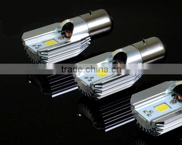 Motorcycle Led Headlight H4 BA20D Led Headlight Bulbs 12v 12w