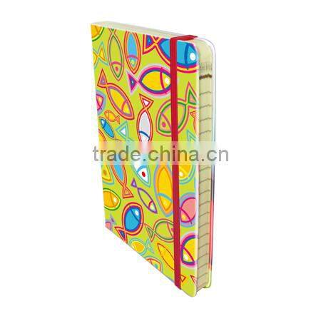 waterproof fabric cover notebook white paper rotary notebook