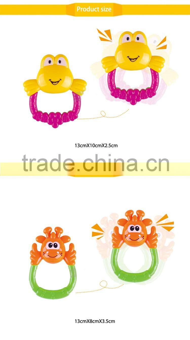 Non-toxic newborn baby gift set rattles nipple infant toys for sale