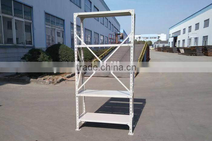 Industrial bulk storage metal light duty shelving