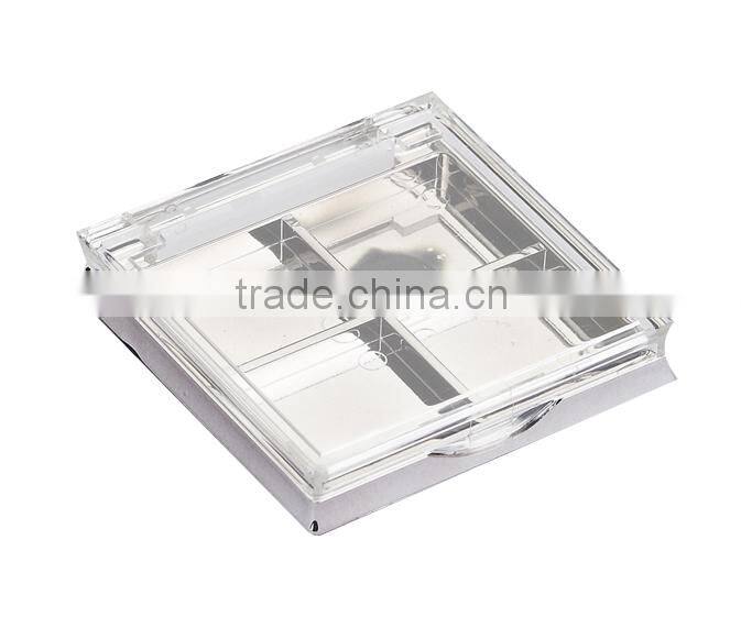 4 color cosmetic plastic empty eyeshadow palette