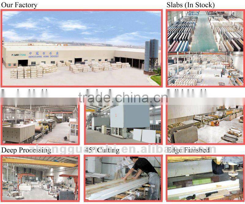 White engineered stone for dining room