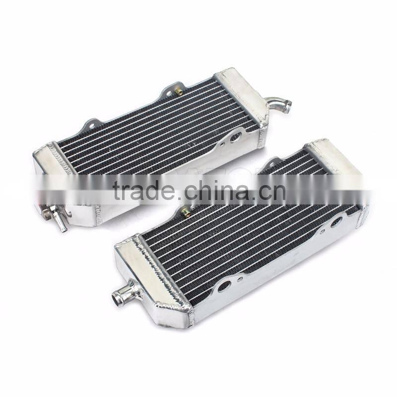 CNC aluminum motorcycle radiator with high heat transfer for dirt bike