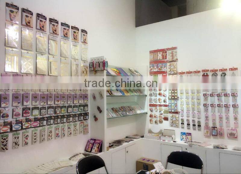 Custom butterfly shape Clearly Removable Transparent PVC lable Sticker