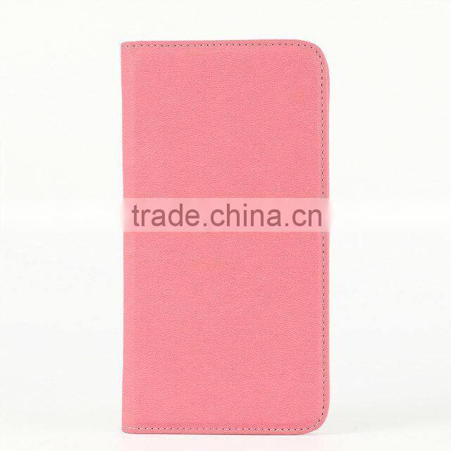 Free simple design high quality leather cover case for iphone 6s/6s plus