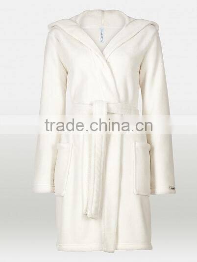 100% Polyester Coral Fleece Thick Robe/women towel robe/bathrobe/gown/ bath robe/Ultrasoft Plush Bath Robe for adult