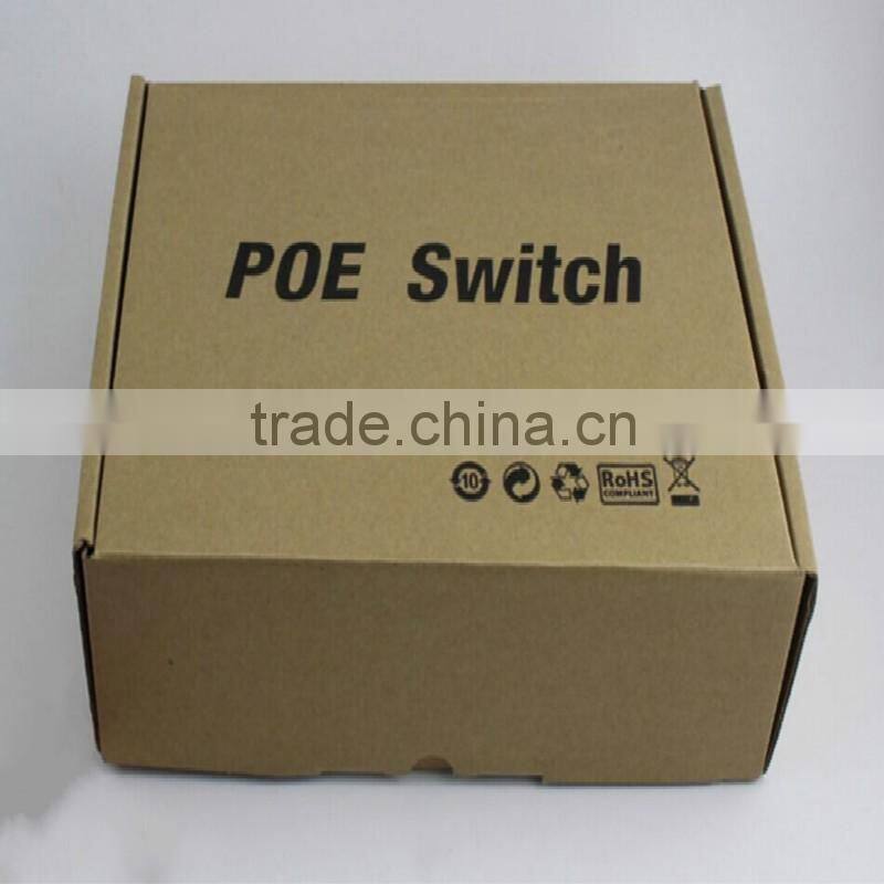 4 port POE switch with standard poe switch pcb board built-in