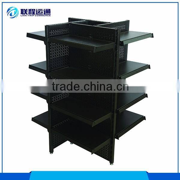 Popular metal chrome plating supermarket merchandise shelving systems