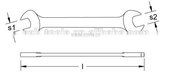non-sparking beryllium copper double open end wrench