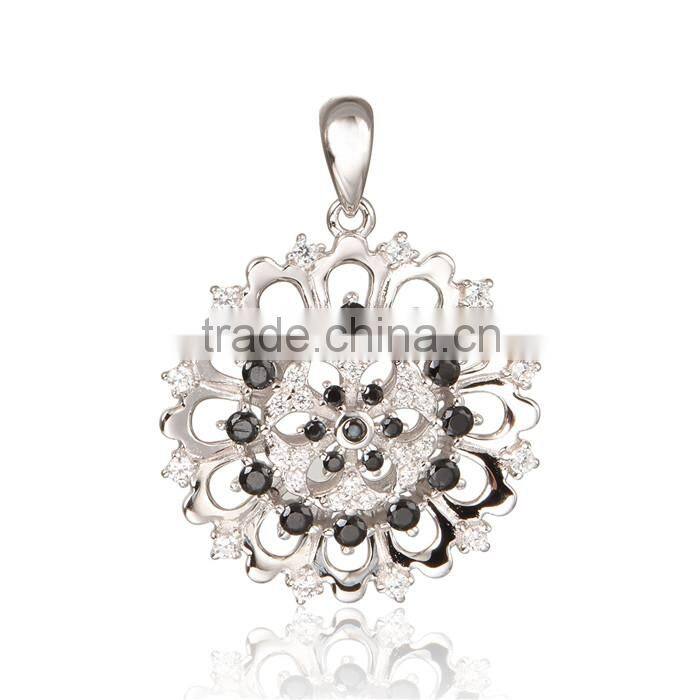 2016 Fashionable Flowers Of Life Design 925 Sterling Silver Pendants