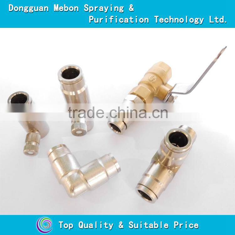 fog cooling system kits,non drip misting nozzle,70 degree misting nozzle